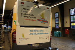 Bus-Heck-Werbung; © kruegermedia